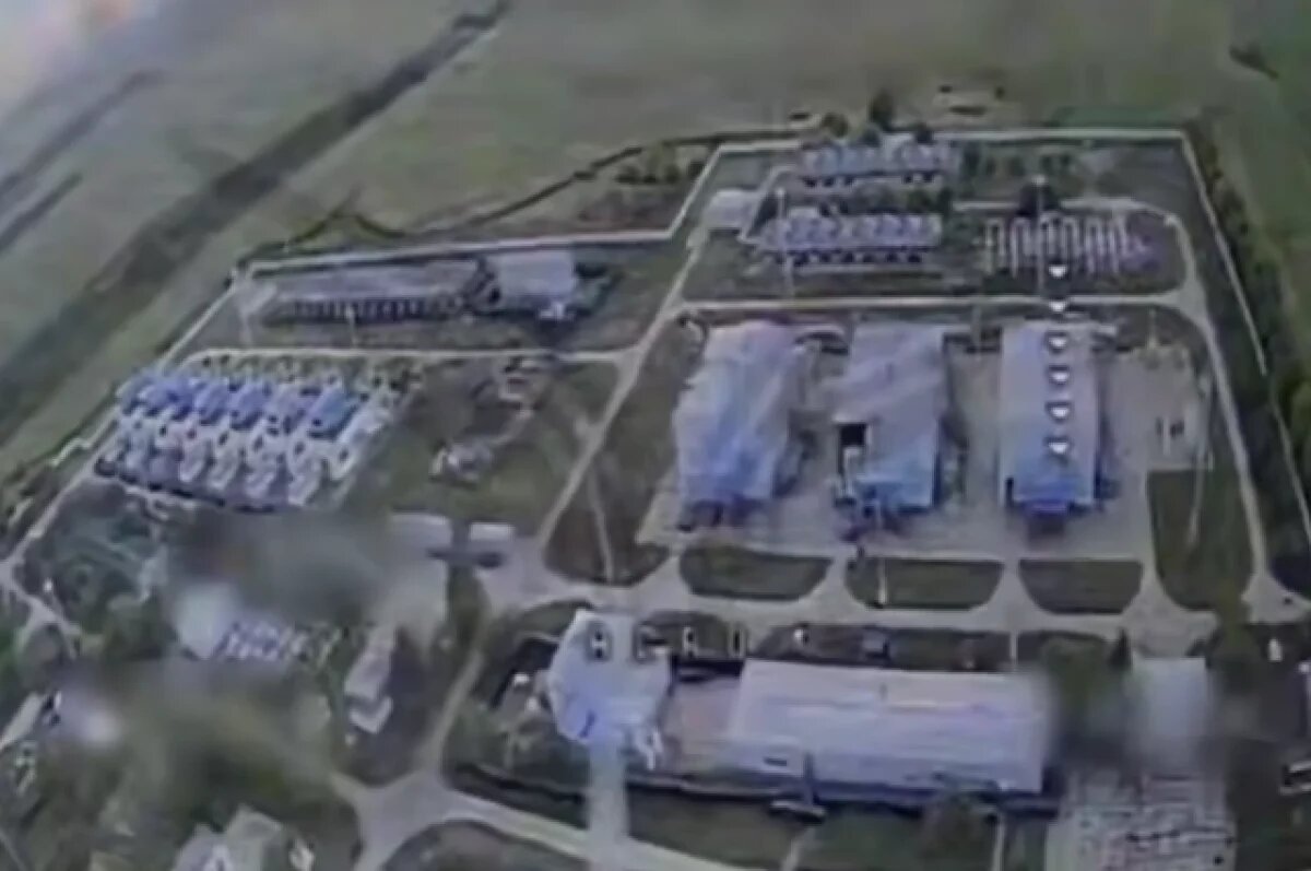    МО РФ показало кадры поражения газораспределительной станции ВСУ под Сумами