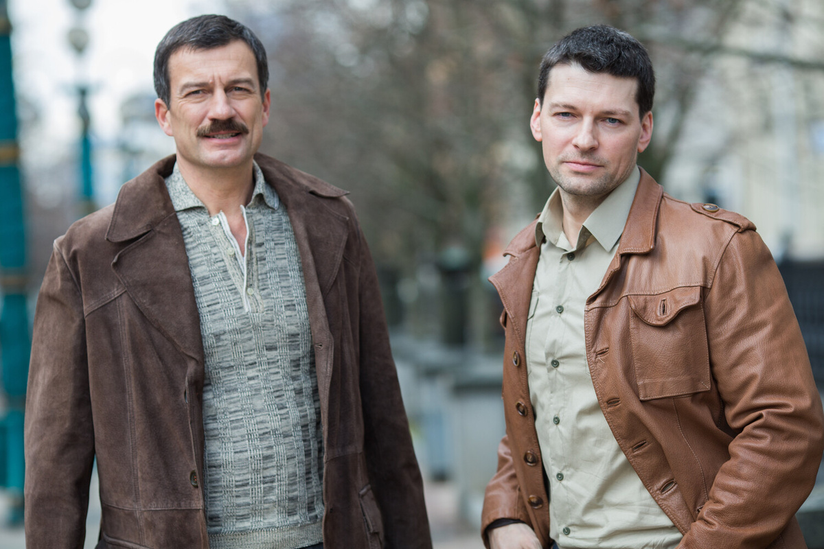 Андрей и Даниил в сериале "Бой с тенью"  2024г