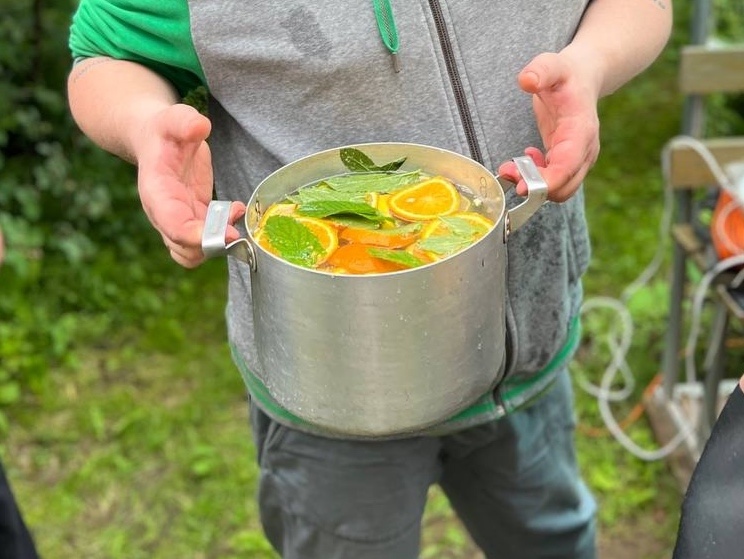    На зиму всегда делаю простой освежающий напиток - домашний "Мохито". Получается недорого и очень вкусно