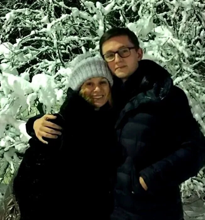 Юлия Ромашина с сыном Дмитрием