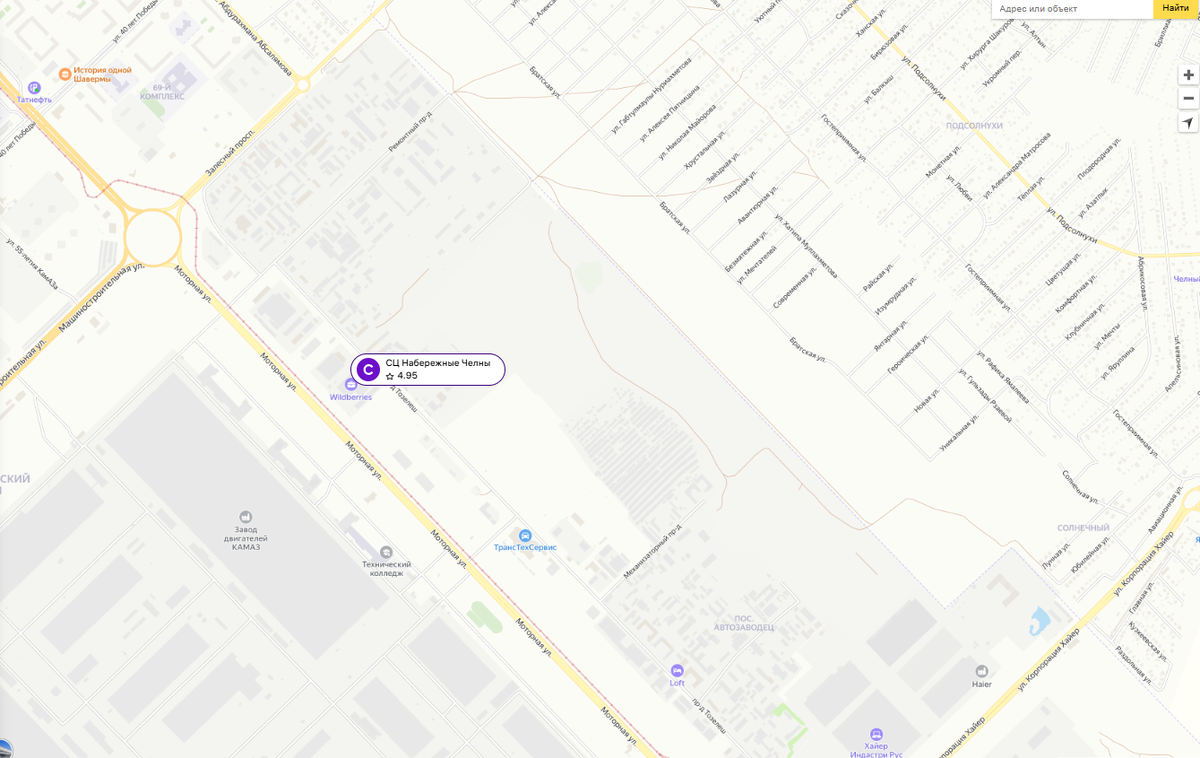 сортировочный центр (СЦ) Набережные Челны Wildberries