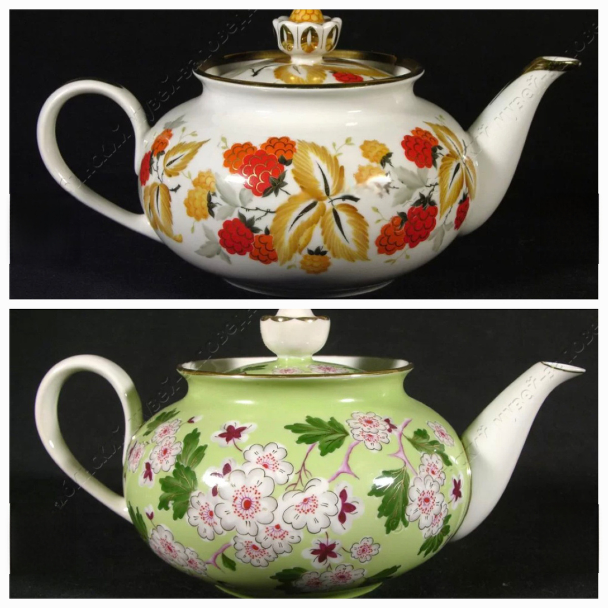 Из открытых источников. Чайники на форме Репка, Первомайский фарфоровый завод (Песочное).