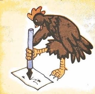 Картинка подходит для характеристики моего почерка.