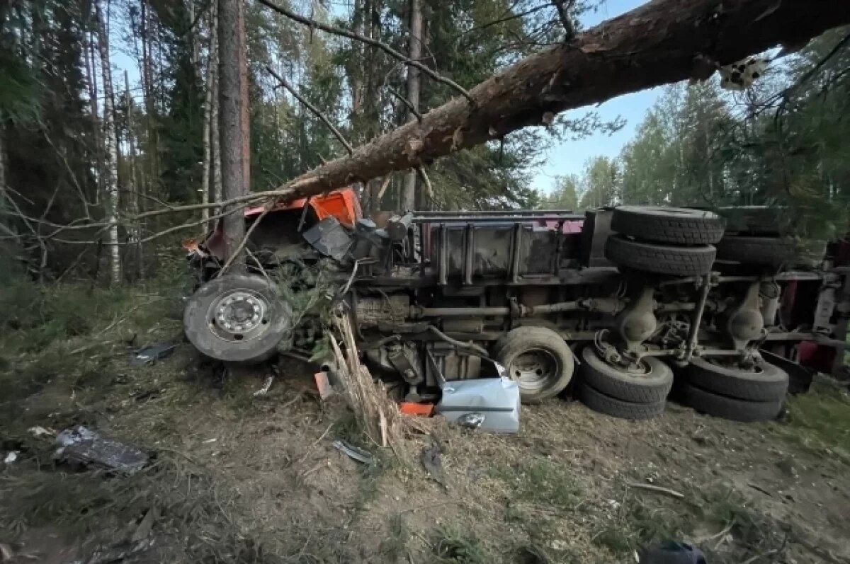    На трассе в Киржачском районе столкнулись Ford и «КамАЗ», двое погибших