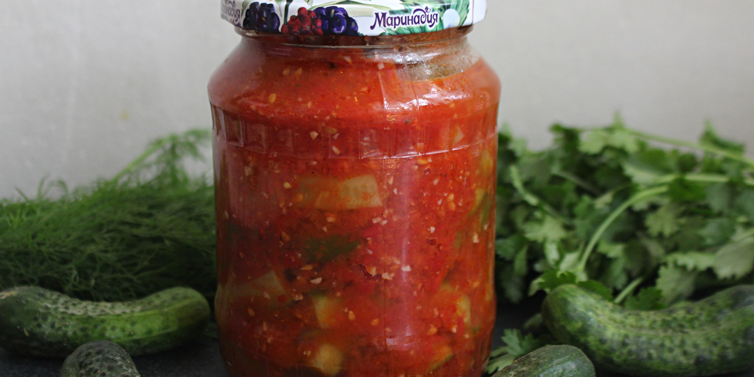 Салат из огурцов на зиму: вкусный и быстрый