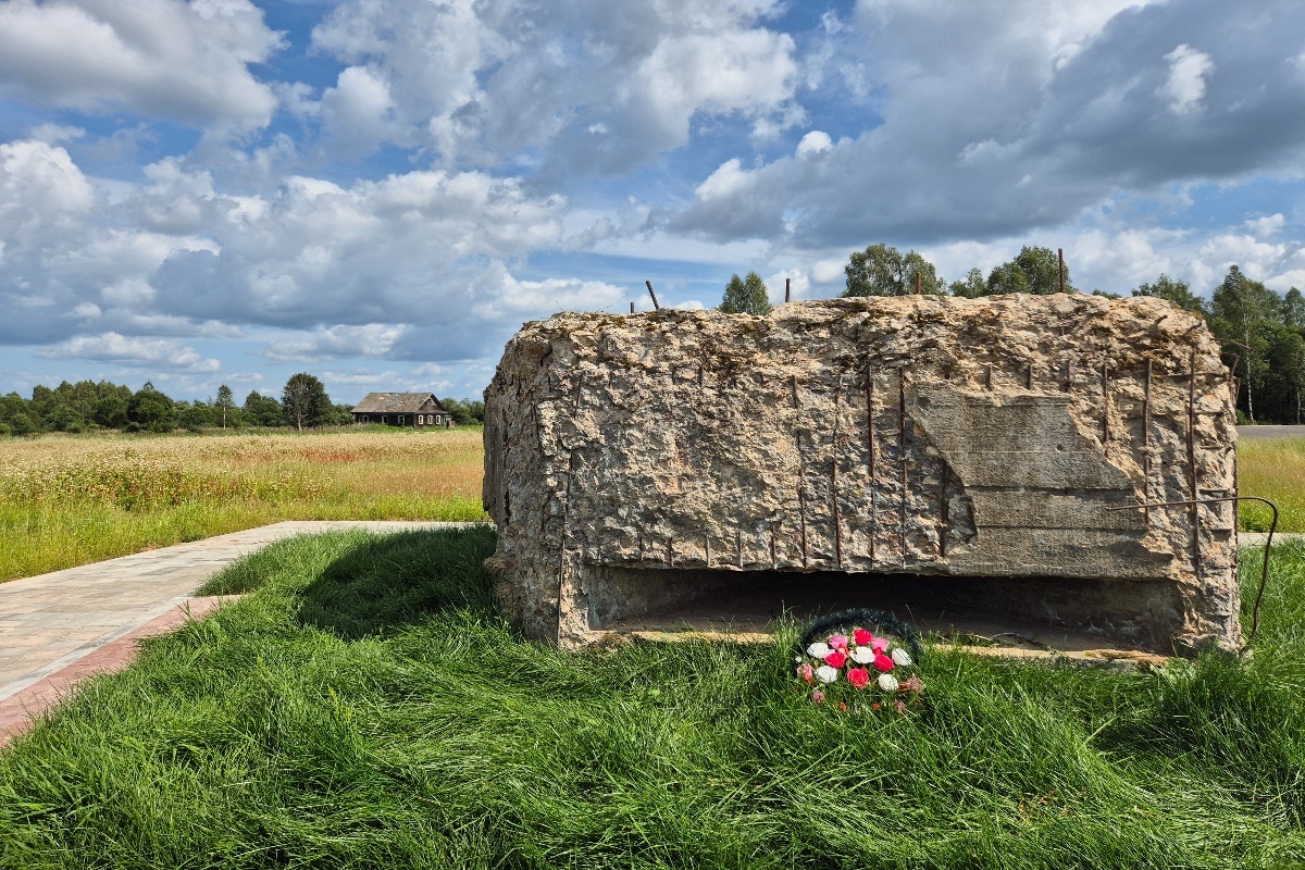    ДОТ, на месте, где наши бойцы четверо суток в октябре 1941-го сдерживали натиск немцев. / Артем Локалов