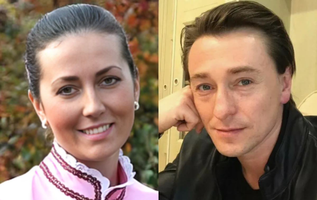 на фото Кристина Смирнова и Сергей Безруков