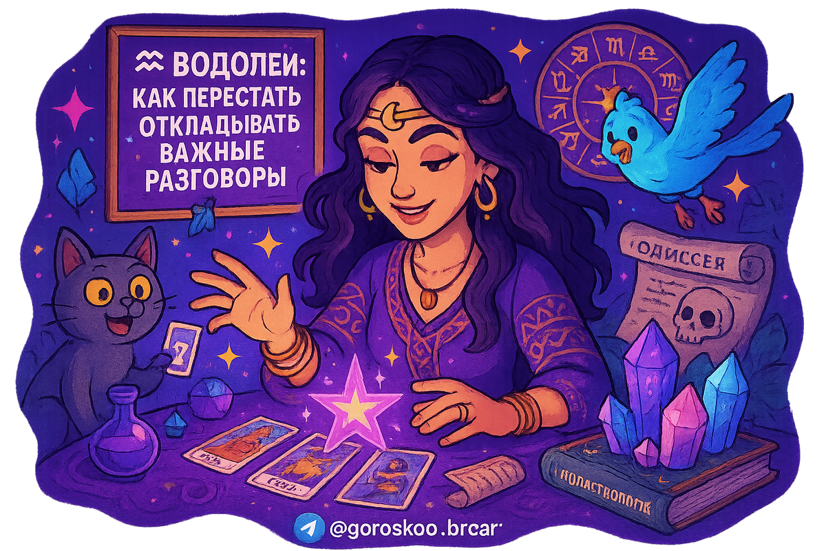    Водолей и его страхи почему важные разговоры откладываются и как это исправить Мария