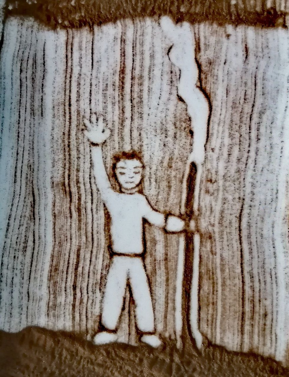 Рисую на песке