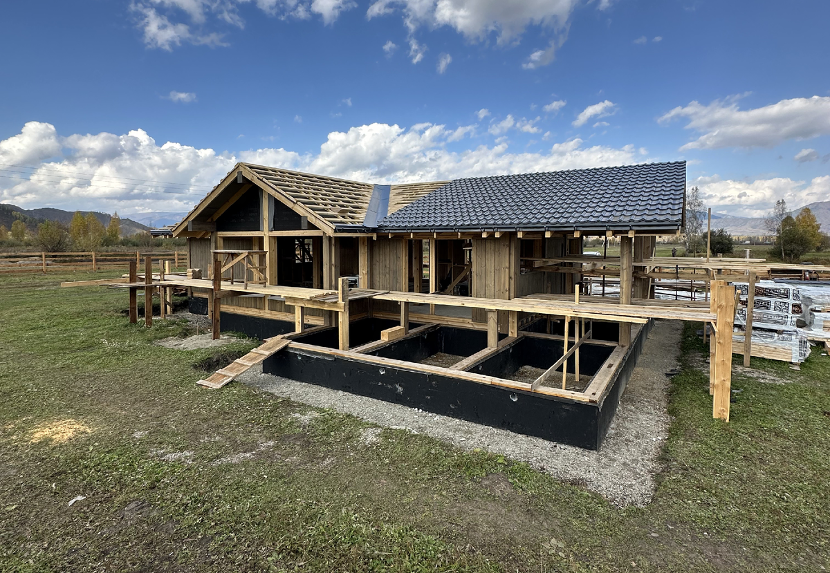 Фундамент в проекте "Норвежский 3" компании NATURI