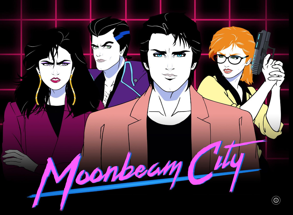 Кадр из мультипликационного сериала «Город лунного луча» (2015)