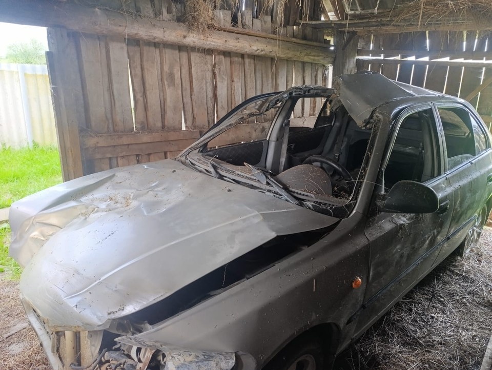 Машина после того самого ДТП