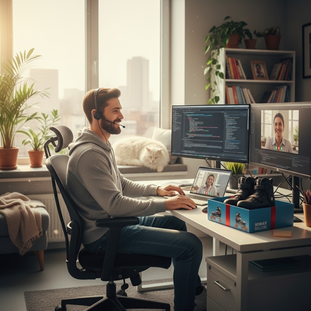 Гибридная модель работы — это золотая середина. 