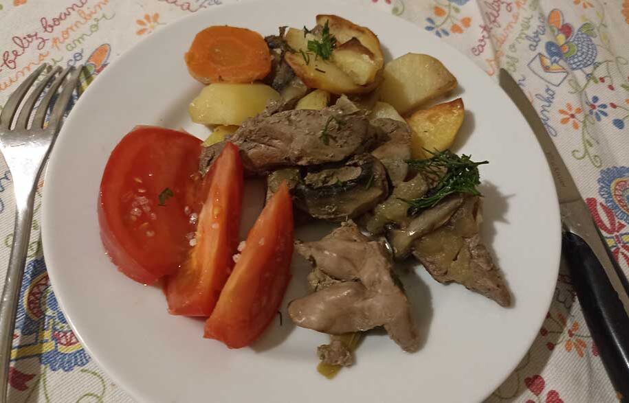 Обед с печенью