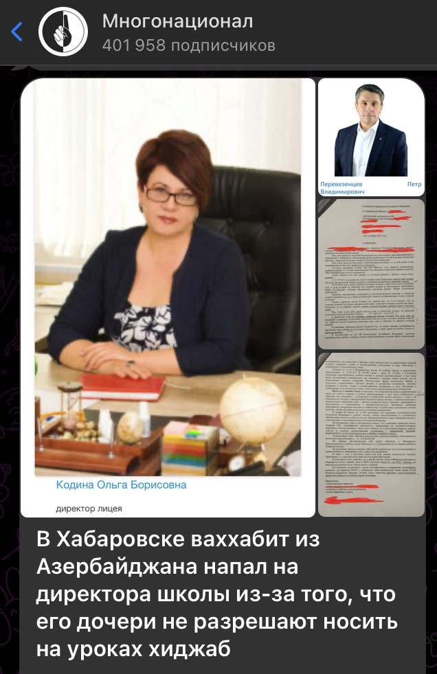    Скриншот: t.me/mnogonazi/26649