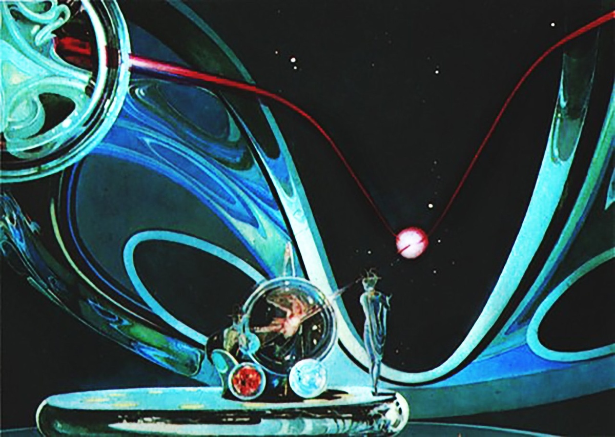 Пульт управления звездолётом. Художник Юрий Швец.