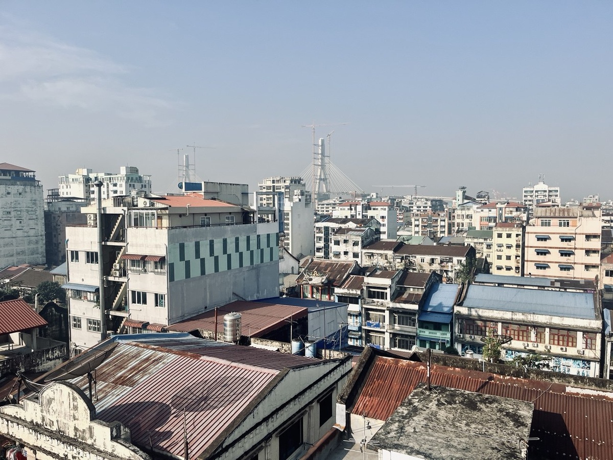 Янгон с высоты