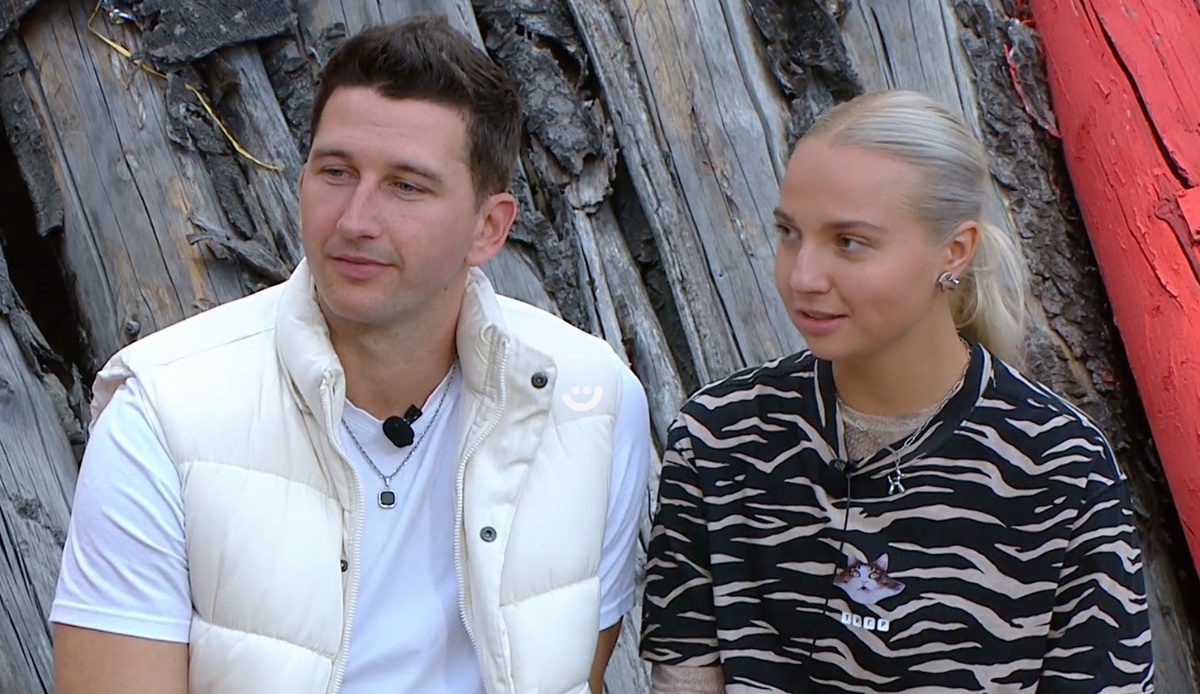 Дима Луковкин и Настя Филиппова (фото из эфира на «Okko»)