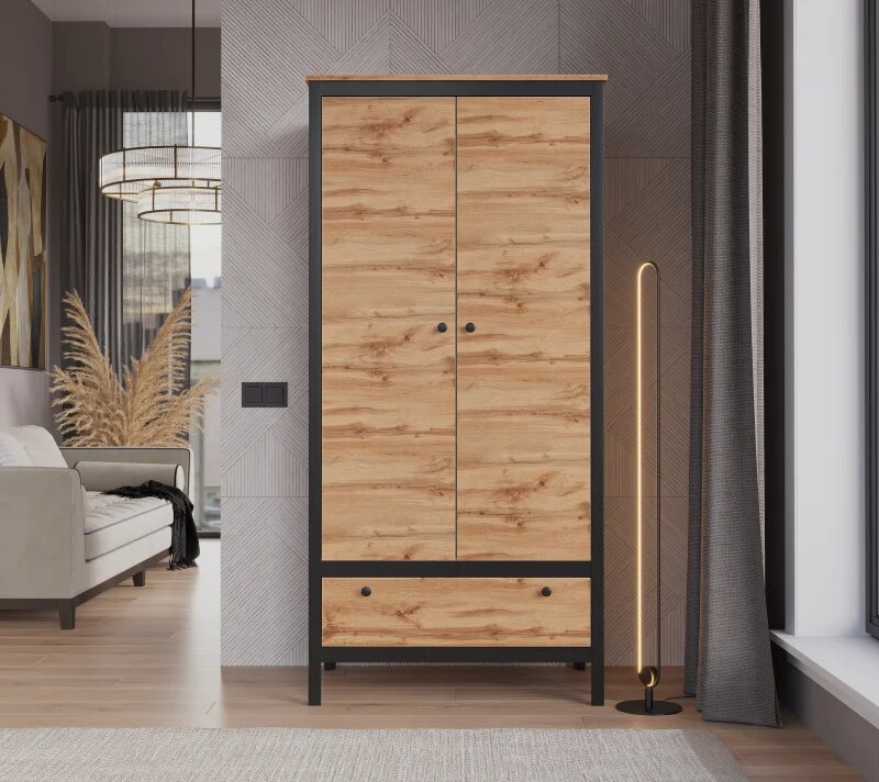 Шкаф Loft дуб вотан SZF2D1S