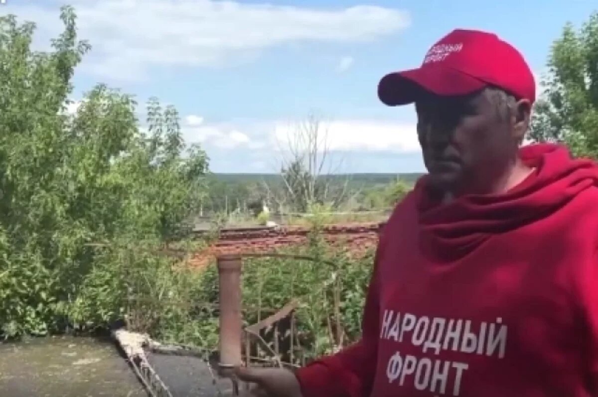    Очистные сооружения не работают больше 20 лет.