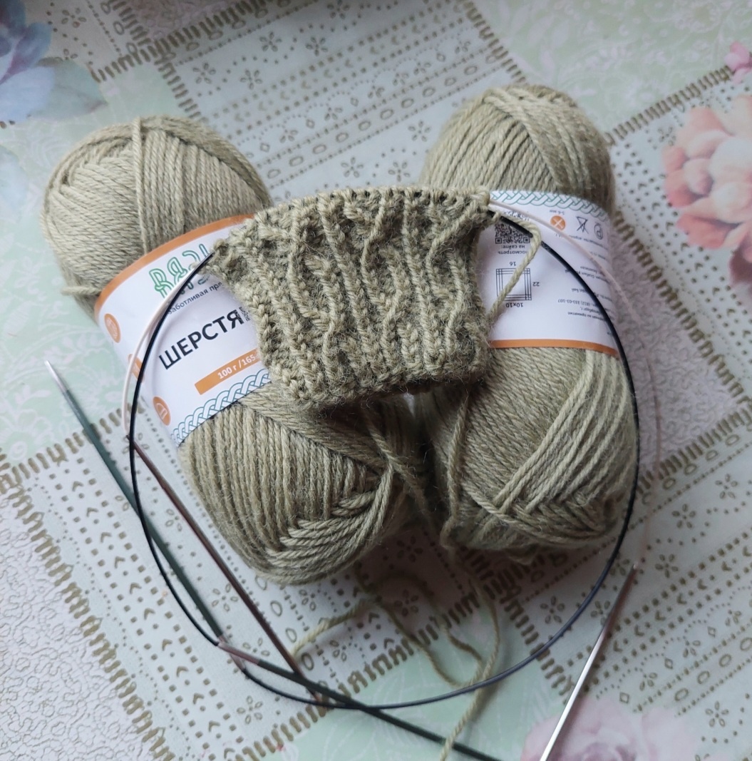 Начала новый носочек.