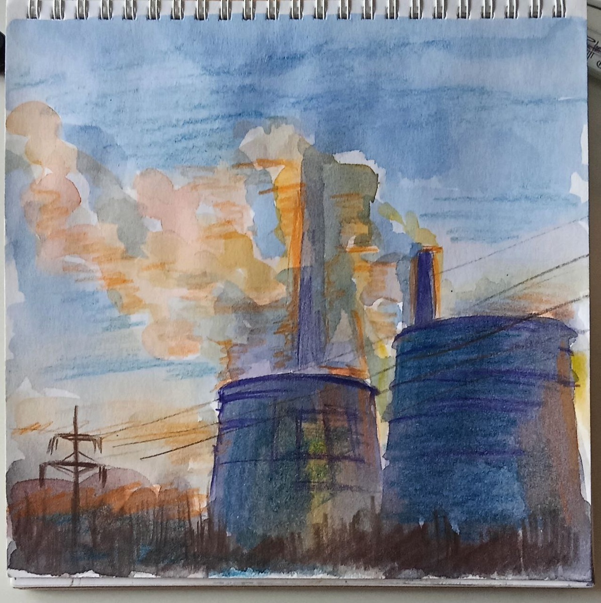 Валентина Дворянинова, Рассвет над ТЭЦ