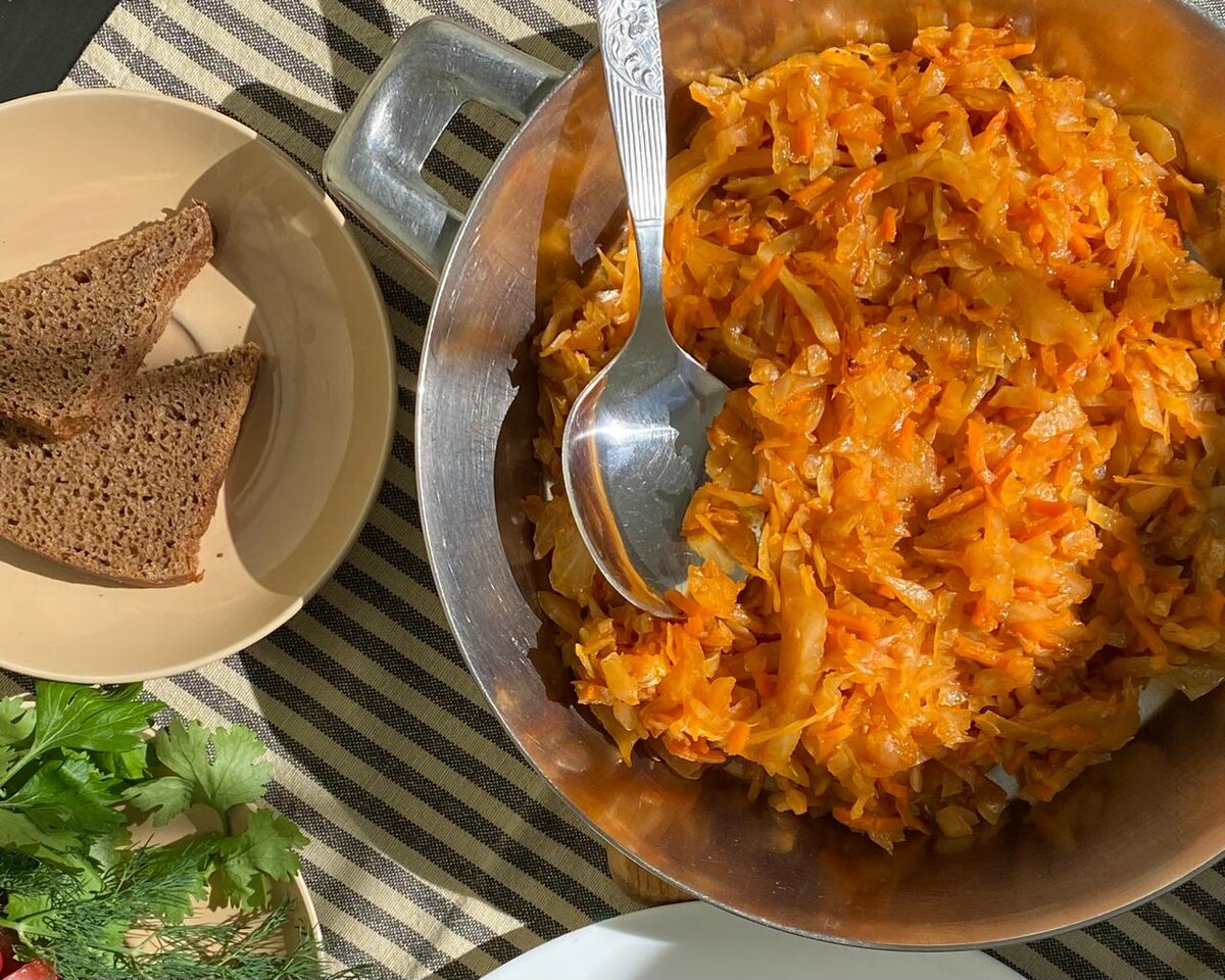 Попробовала приготовить капусту