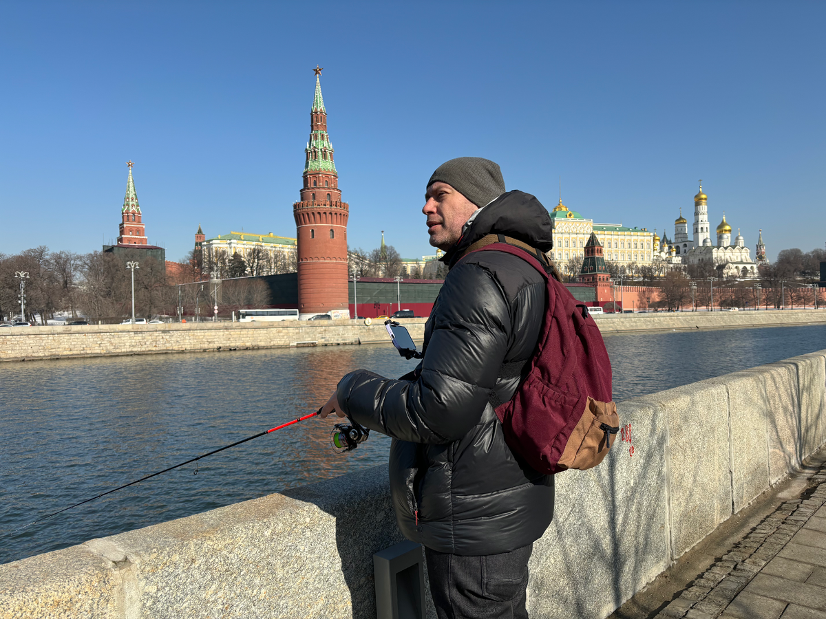 Рыбалка у Кремля