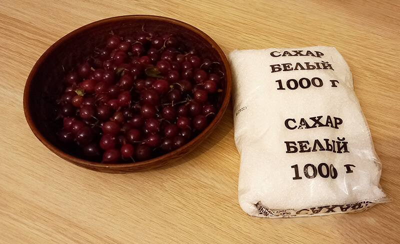 Необходимые продукты для джема