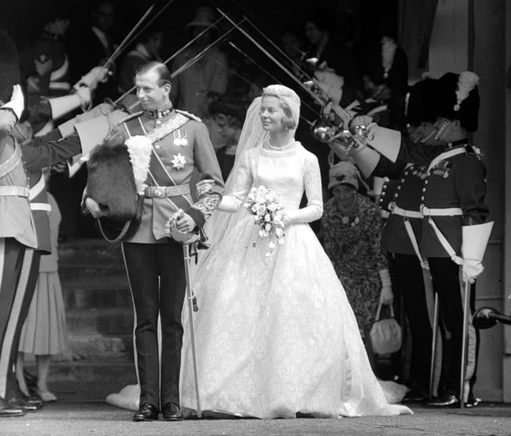 Герцог и герцогиня Кентские в день своей свадьбы в 1961 году