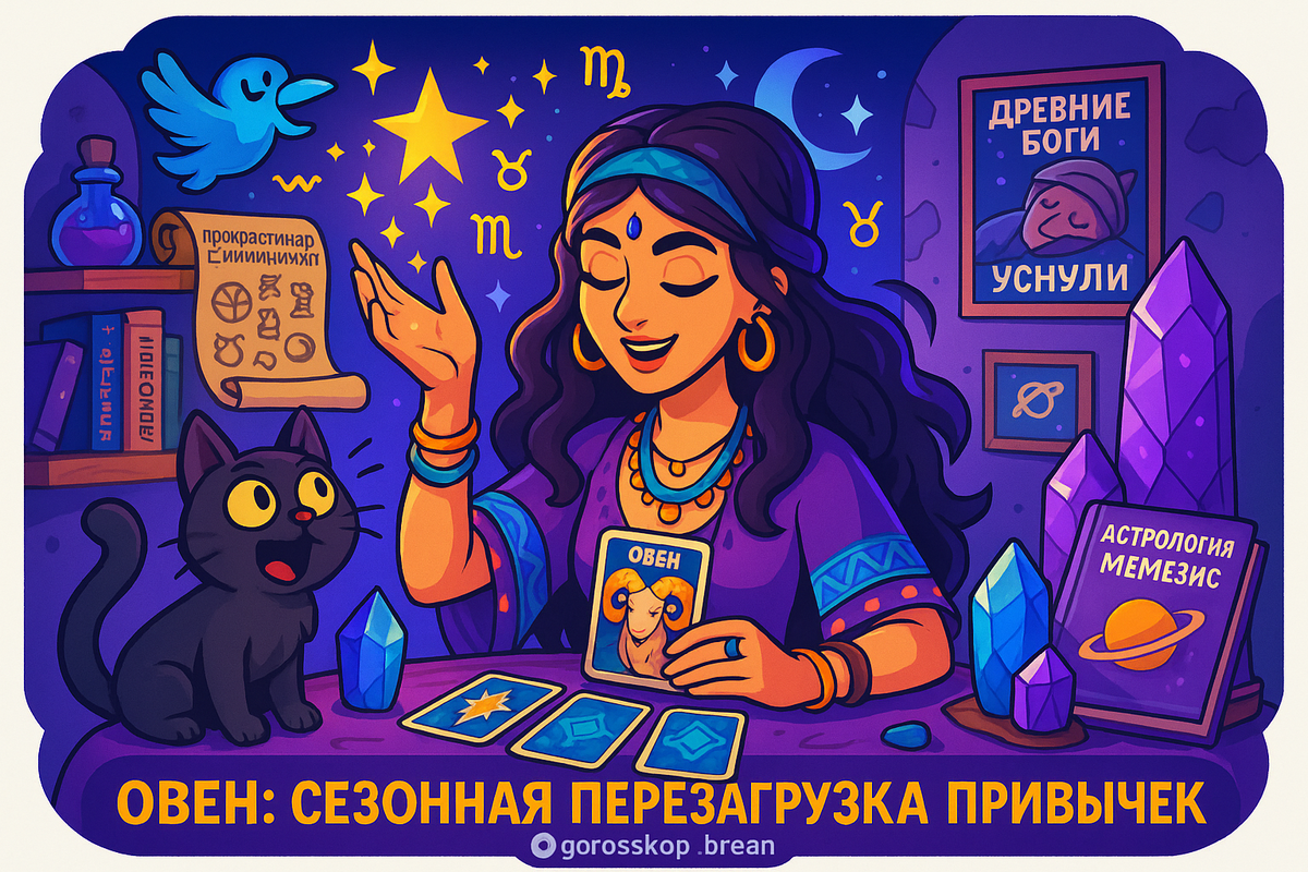    Овен включает в себя магию перезагрузки привычек и мощные ритуалы для запуска нового сезона жизни Мария