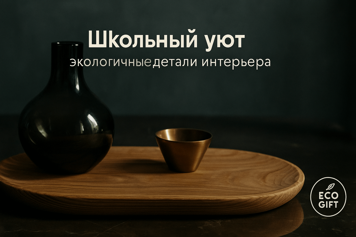    Эко-декор для школы: 5 правил с деревянным подносом Марина Погодина