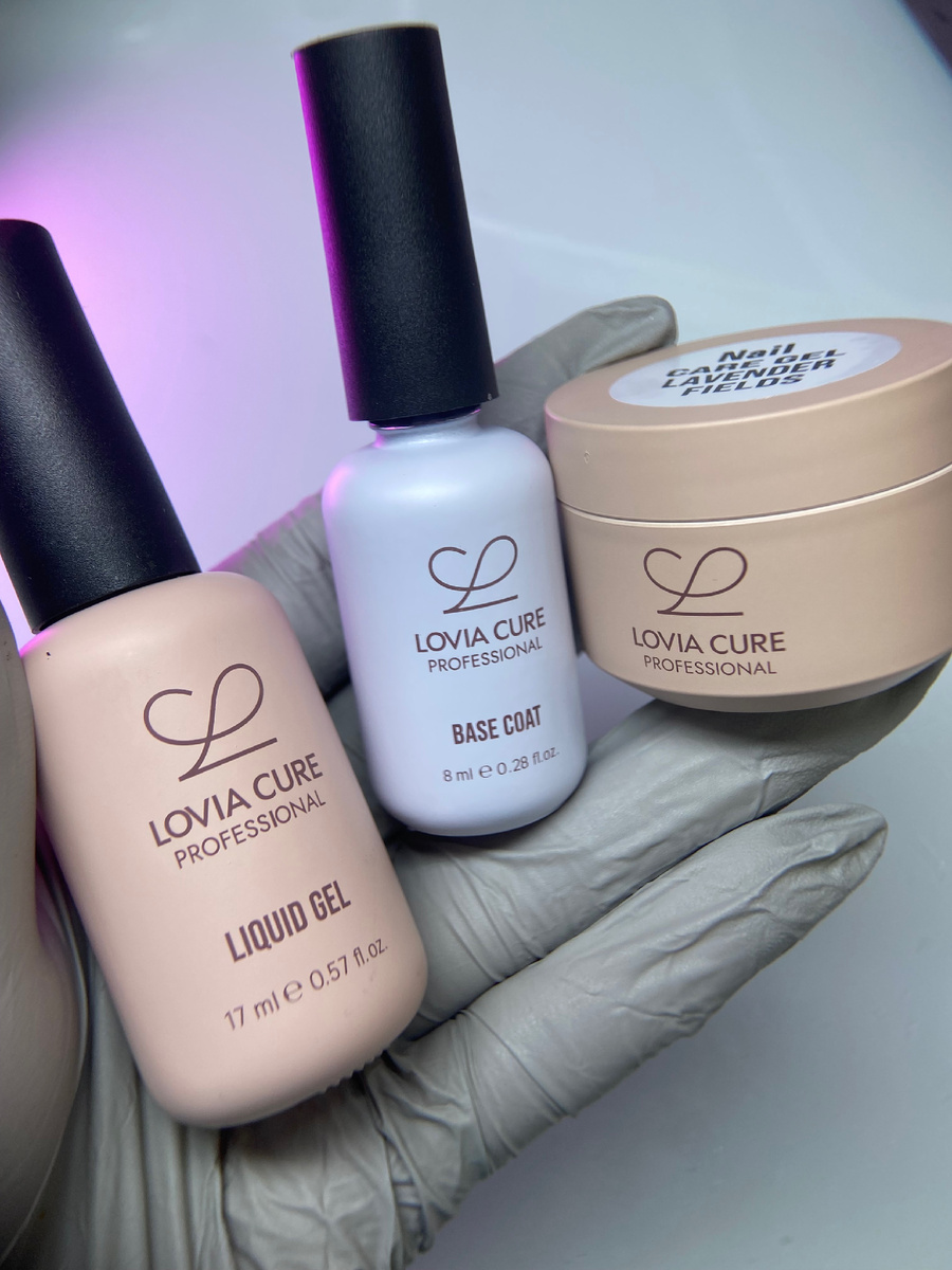 Тестирую базу, гель и жидкий полигель