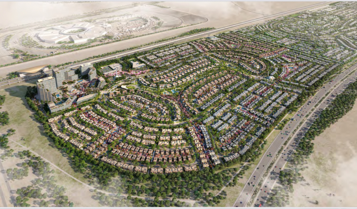 Рекламные материалы застройщика Aldar