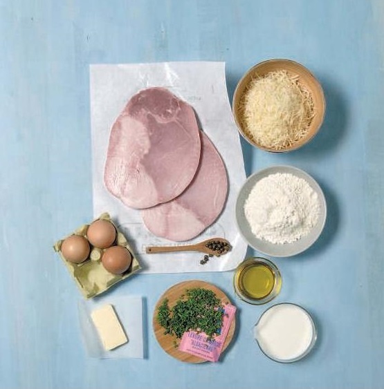 Кекс с ветчиной, пошаговый рецепт с фото