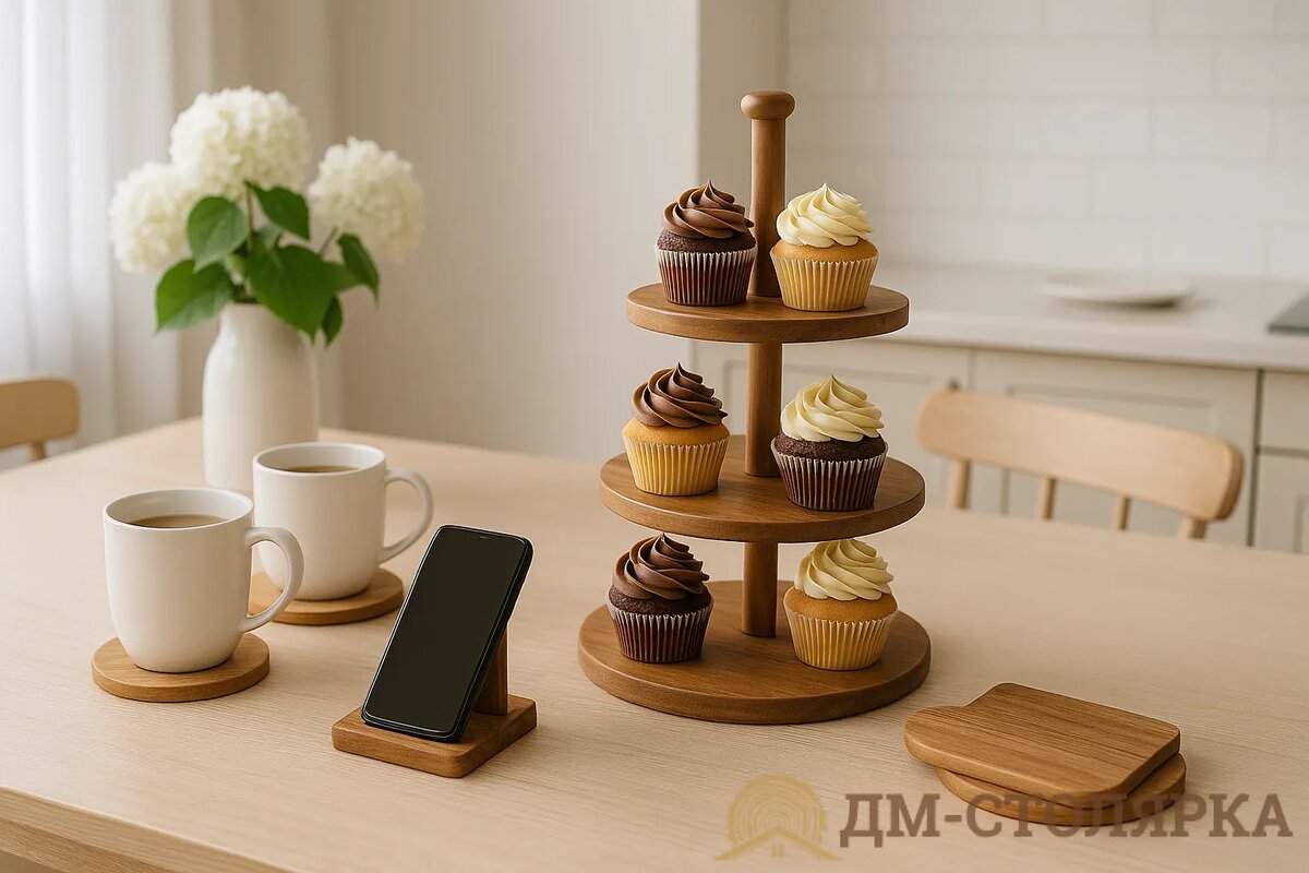 Деревянные подставки и подносы: маленькие помощники с большой душой