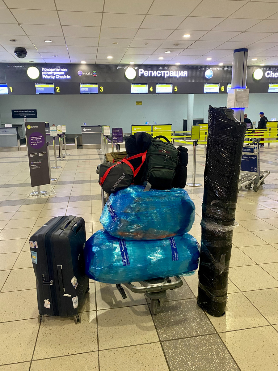 Вылетели из Новосибирска