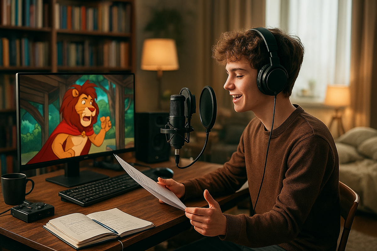 Озвучивание фрагмента дома 