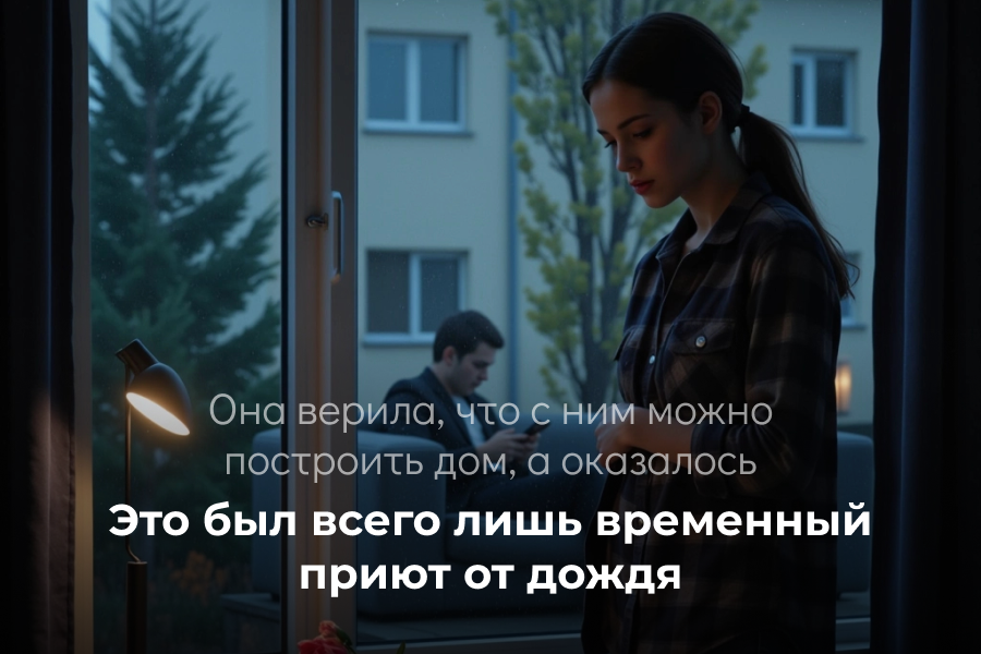 Она верила, что с ним можно построить дом, а оказалось — это был всего лишь временный приют от дождя