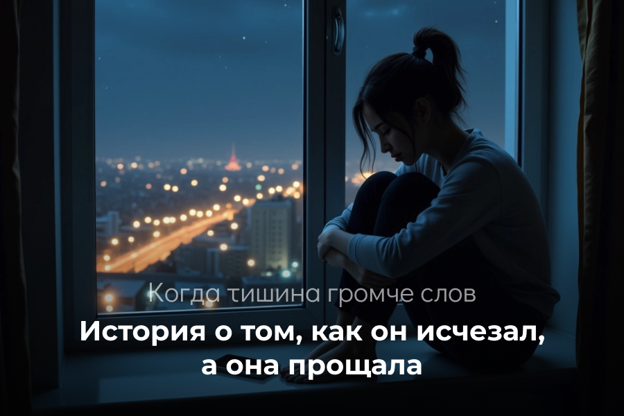 Когда тишина громче слов: история о том, как он исчезал, а она прощала