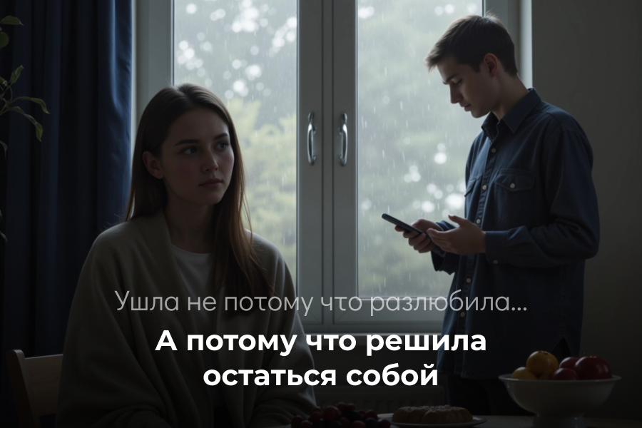 Ушла не потому, что разлюбила… а потому, что решила остаться собой