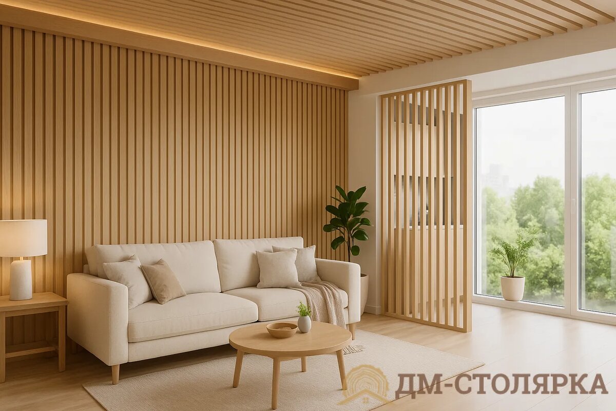 Интерьерные рейки и ламели: как дерево может изменить пространство