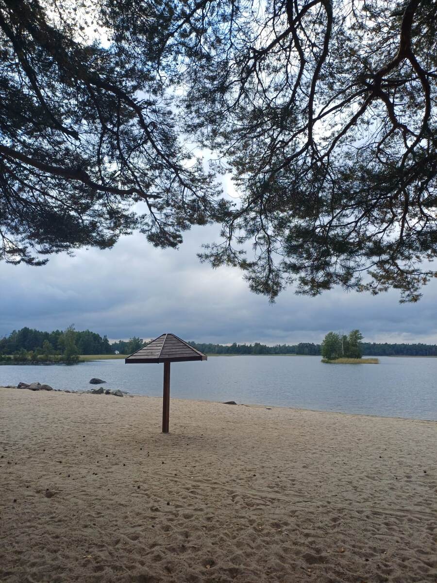 Это вид на озеро, про который писала