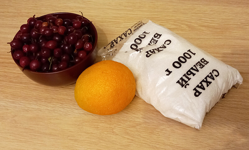 Необходимые продукты для приготовления джема