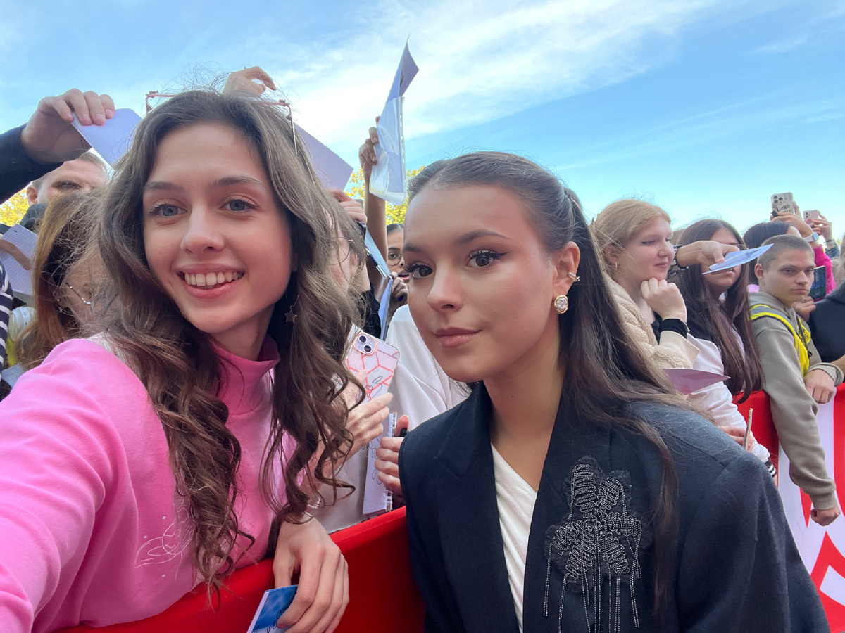 Автор статьи с Анной Щербаковой