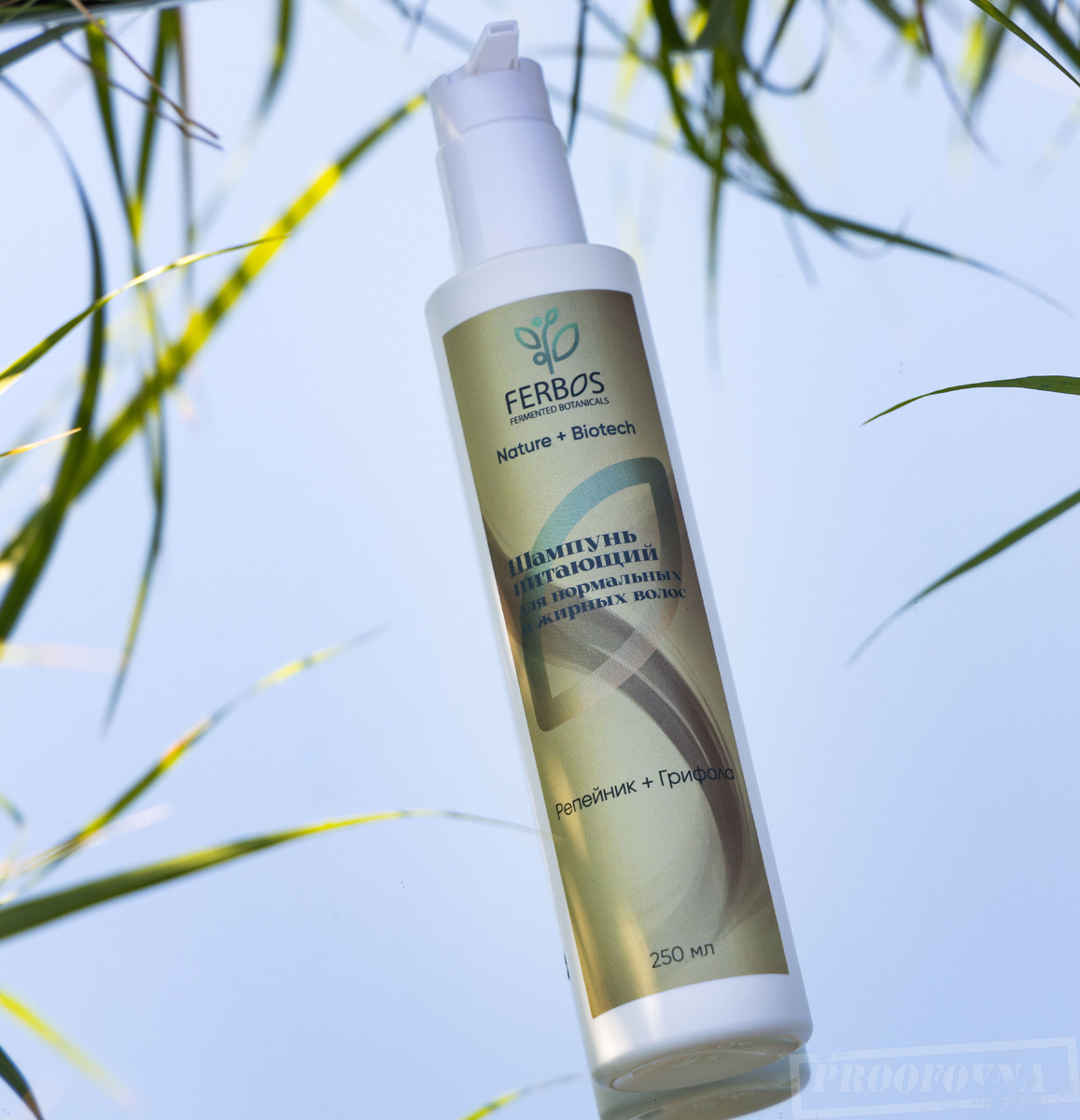 Шампунь питающий для нормальных и жирных волос РЕПЕЙНИК + ГРИФОЛА