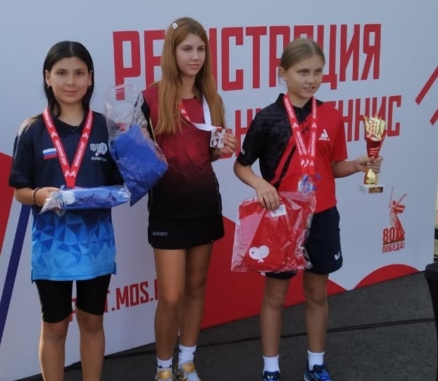 Юные теннисисты из Жукова завоевали медали на турнире в Лужниках
