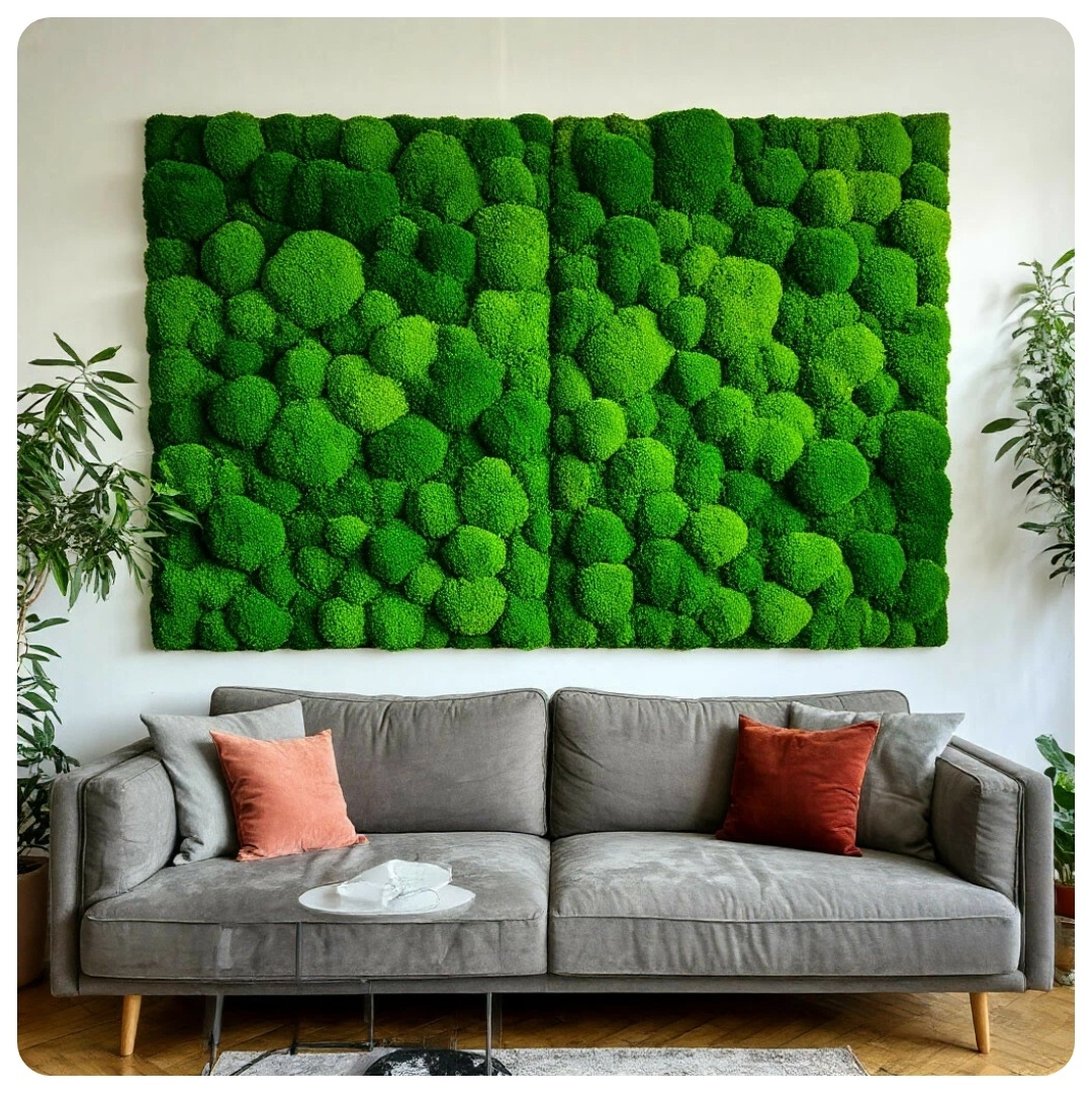 Панно из мха