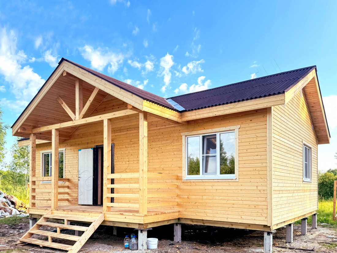 Каркасный дом в деревне Зарелье
