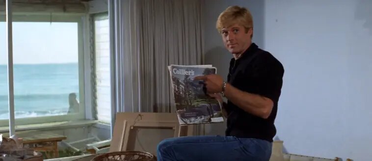    Роберт Редфорд. Фото: кадр из фильма «Какими мы были» (1973)